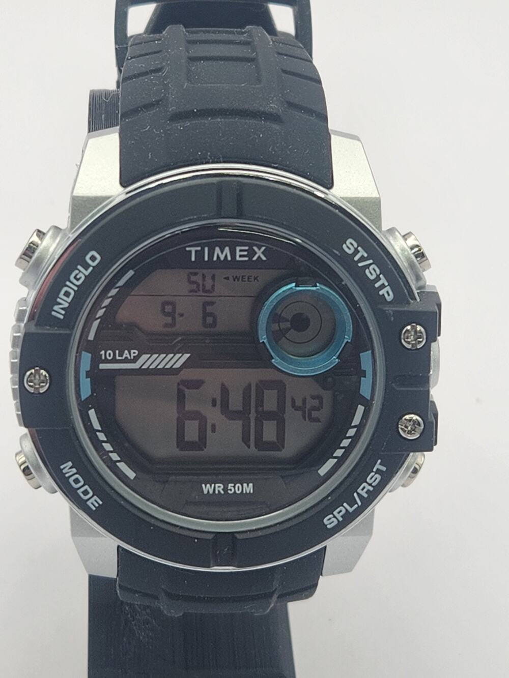 Timex Men's DGTL Sphere 45 mm Chronograph Silicone Strap Watch TW5M34600